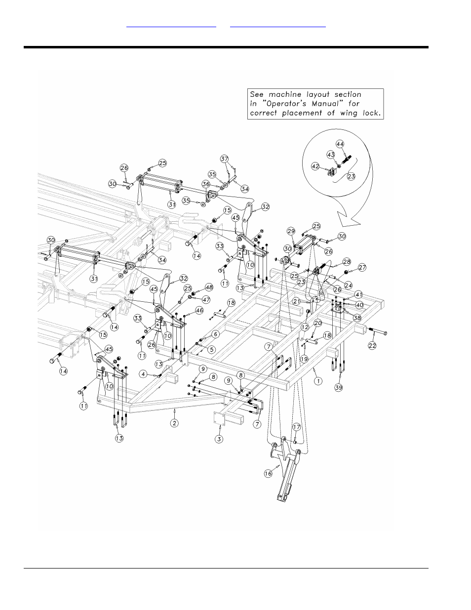 Section outside wing assembly | Great Plains 8560 FCF Parts Manual User Manual | Page 22 / 108