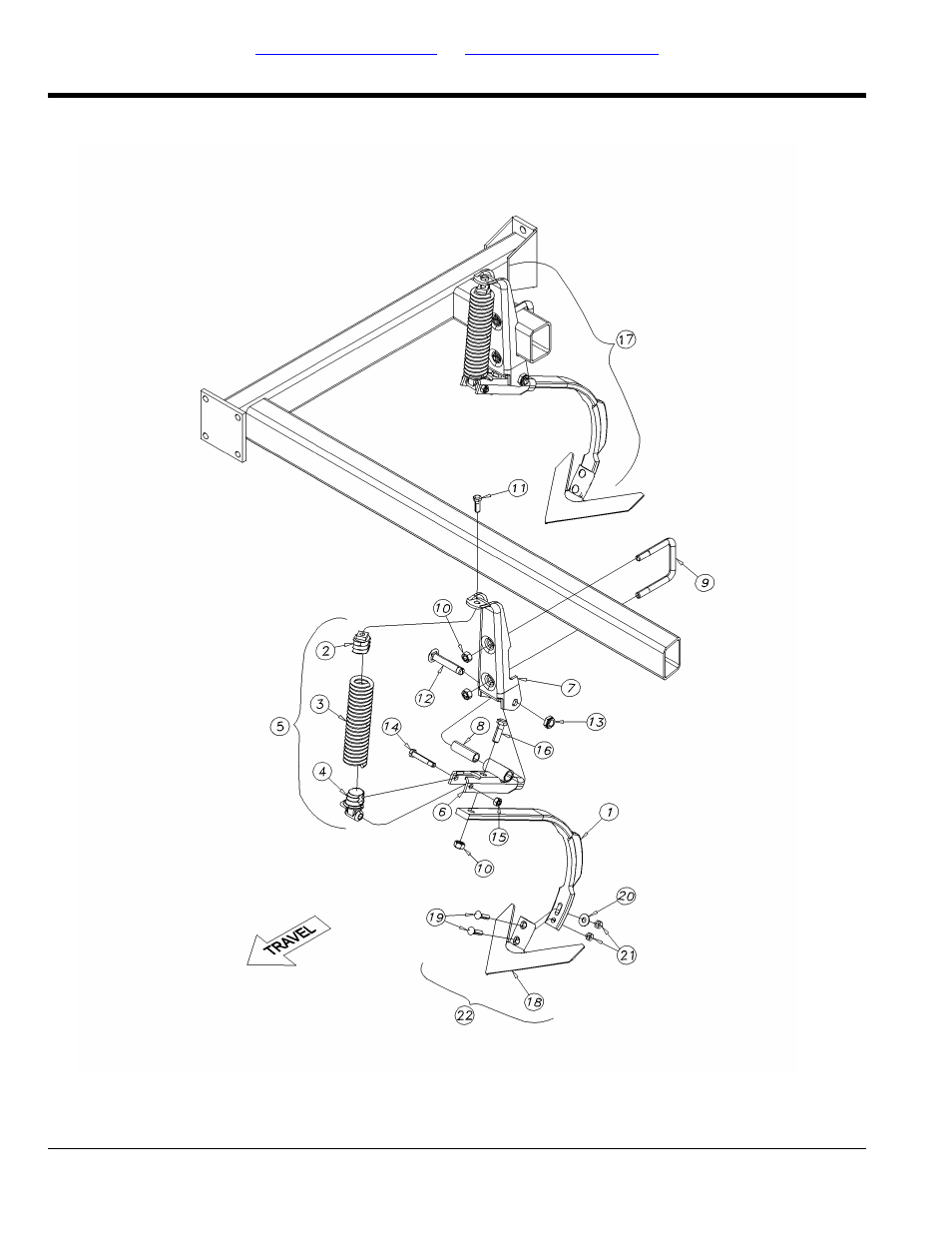 Magnum shank assembly (s/n gp-2265cc+) | Great Plains 8560 FCF Parts Manual User Manual | Page 72 / 108