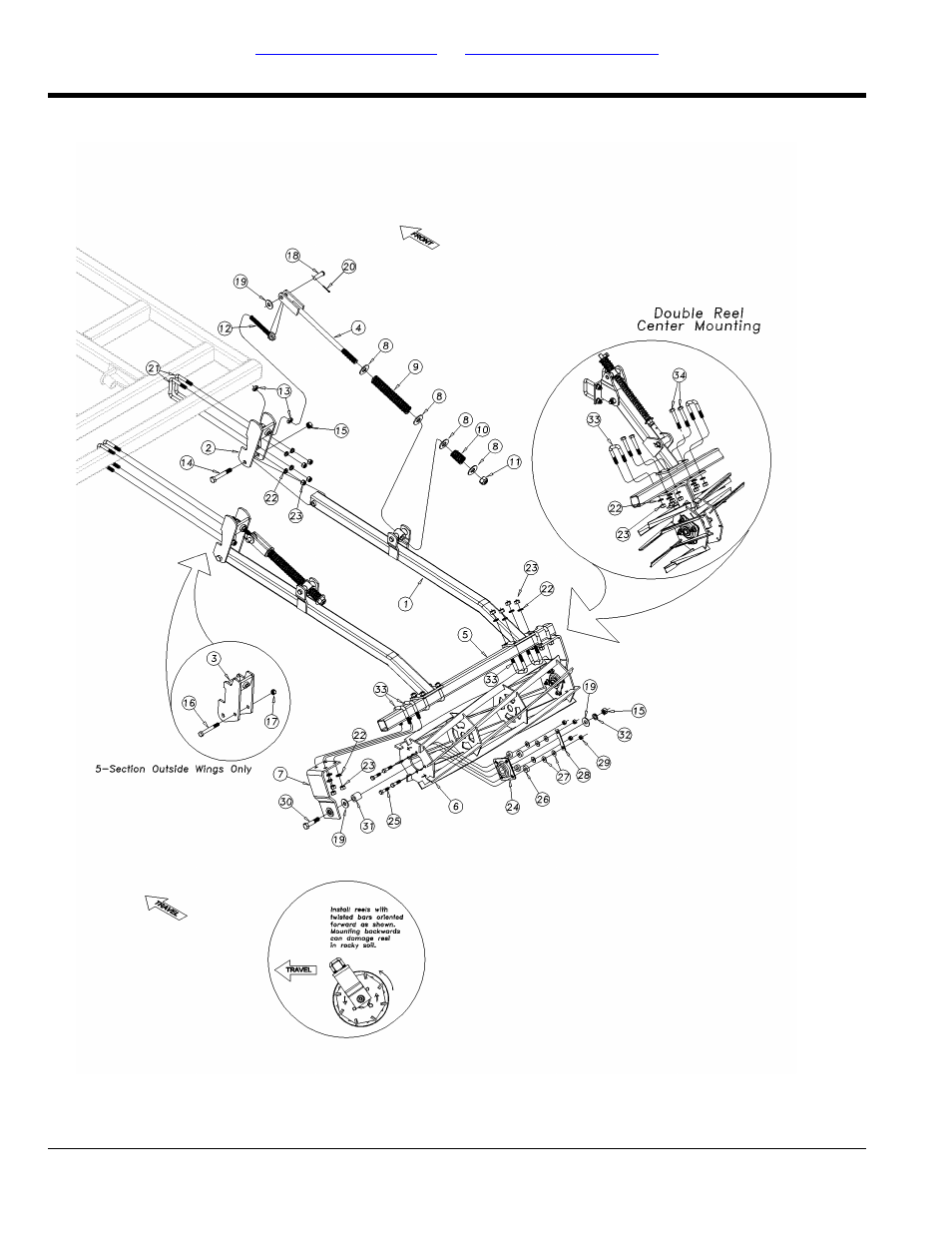 Reel following s3t spike assembly (s/n gp-2096cc, Gp-2264cc) | Great Plains 8560 FCF Parts Manual User Manual | Page 80 / 108