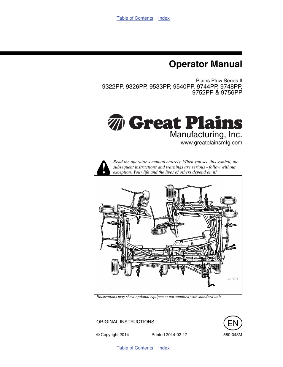 Great Plains 9756PP Operator Manual User Manual | 36 pages