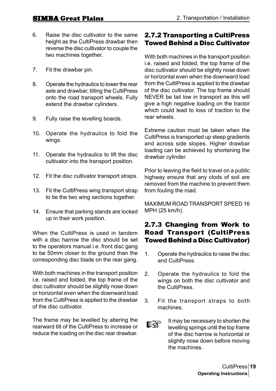 Great Plains P17961C Operator Manual User Manual | Page 19 / 232