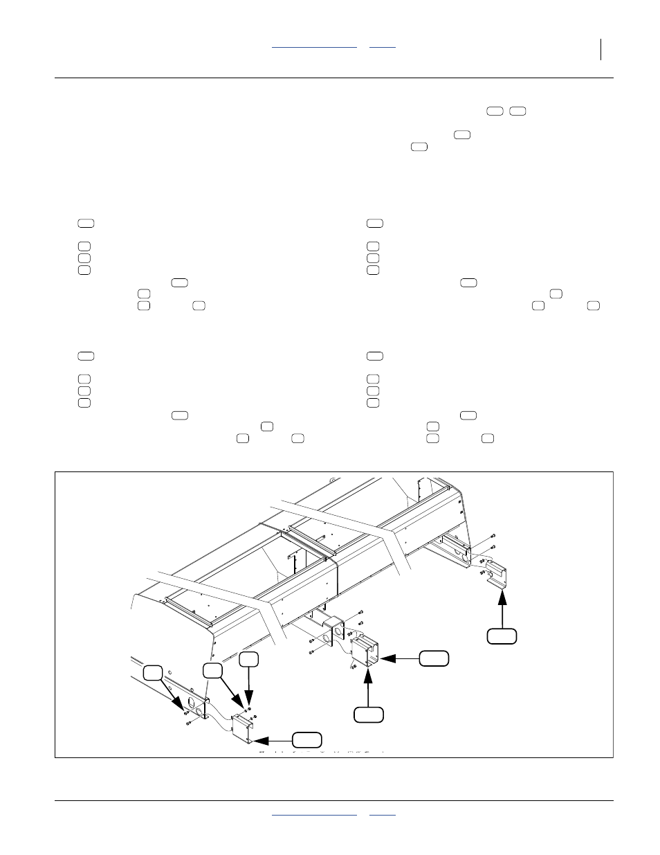 Install walkboard extensions, Install lh end extension, Install rh center extension | Install lh center extension, Install rh end extension | Great Plains 3S-5000HD Assembly Instructions User Manual | Page 13 / 44