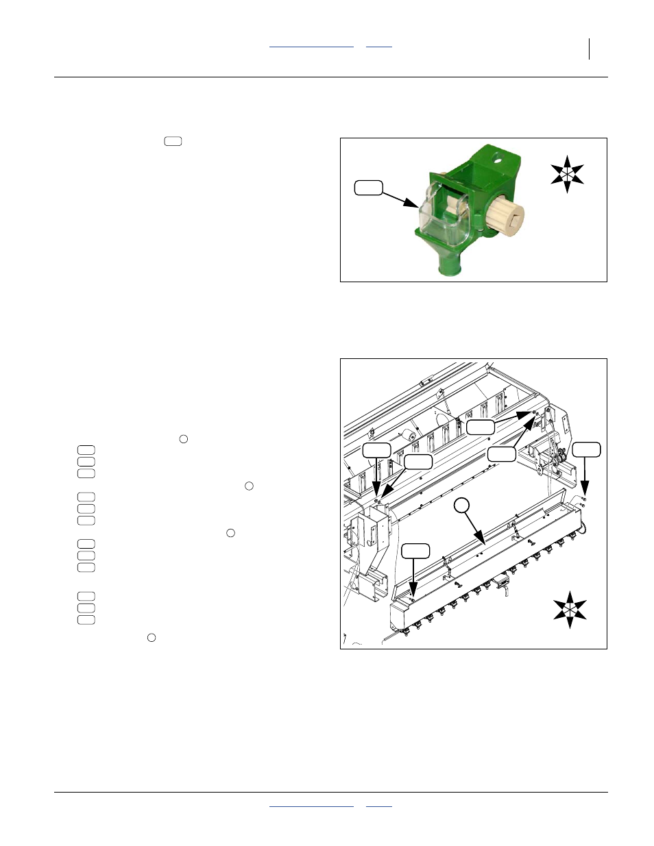 Remove wind shields, Mount seed boxes, Mount a rh box assembly | Great Plains 3S-5000HD Assembly Instructions User Manual | Page 27 / 44