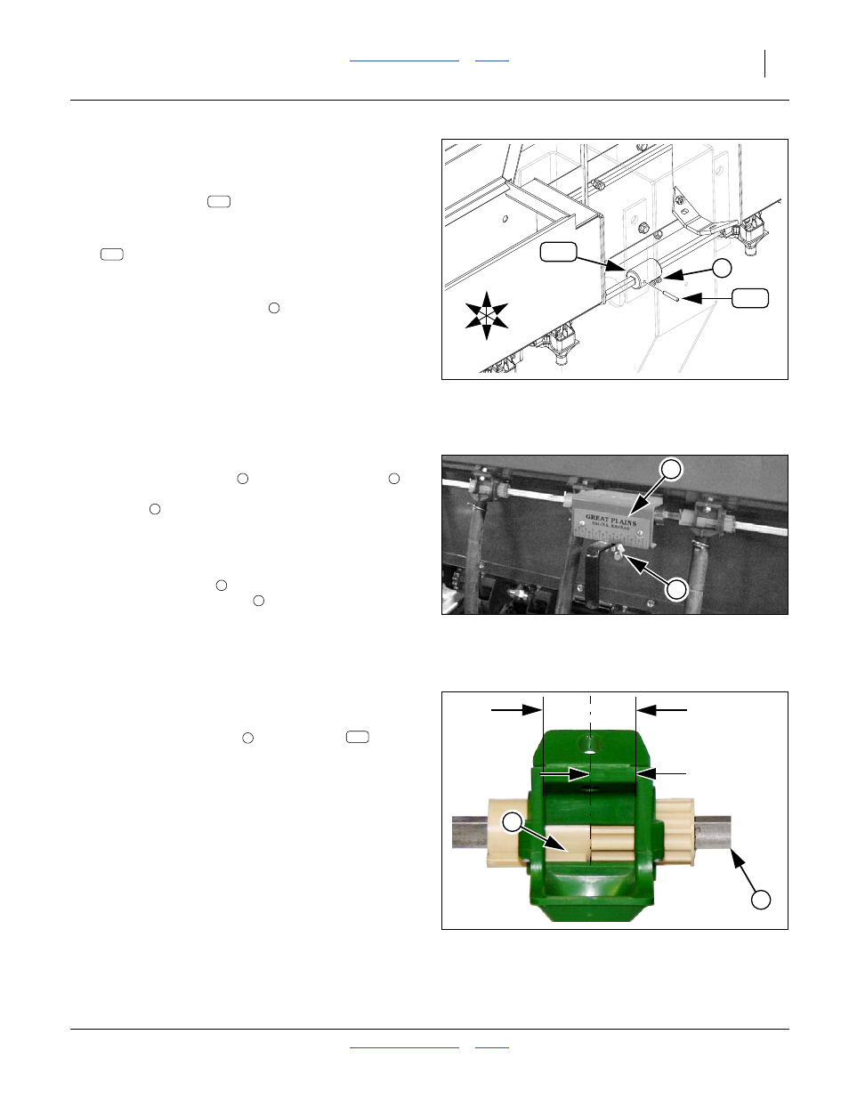 Pin coupler, Synchronize meters, Check/set rh meters at 50 | Adjust lh shaft to 50, Secure coupler, Pin coupler synchronize meters, Check/set rh meters at 50% adjust lh shaft to 50, Completed at step 105) after the lh bo, Meter synchronization at step 108 | Great Plains 3S-5000HD Assembly Instructions User Manual | Page 29 / 44