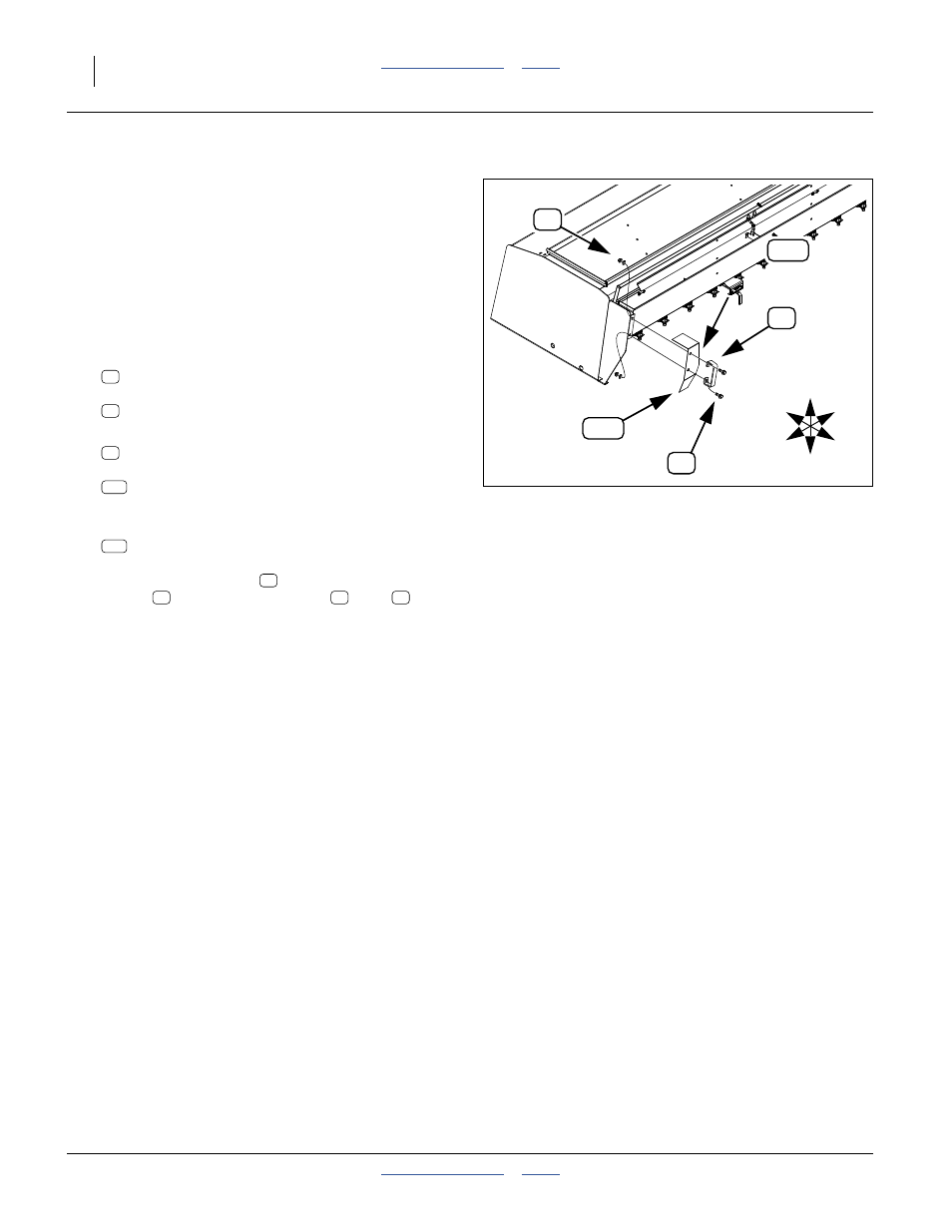 Install guards and corner fittings, Left box end fittings | Great Plains 3S-5000HD Assembly Instructions User Manual | Page 30 / 44