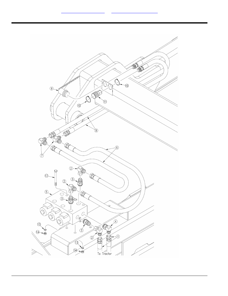 Auxilliary hydraulics with no markers | Great Plains YP3025A Parts Manual User Manual | Page 154 / 230