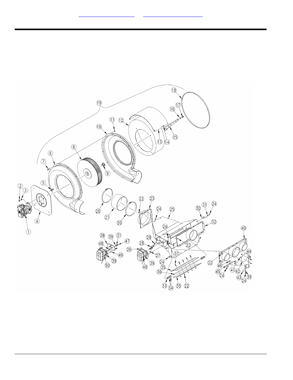 Fan and air valve assembly | Great Plains YP3025A Parts Manual User Manual | Page 28 / 230