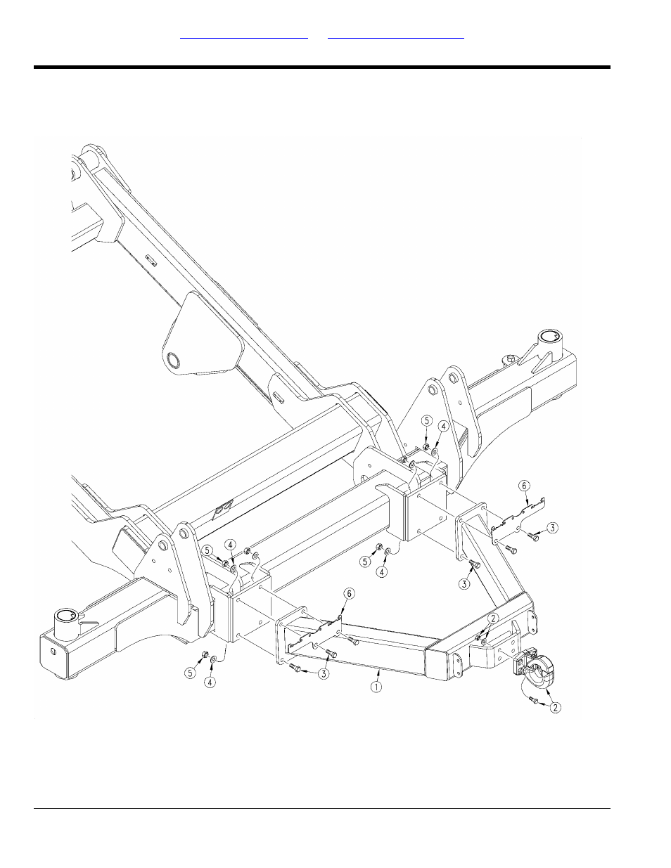Rear hitch, Table of contents part number index rear hitch | Great Plains YP3025A Parts Manual User Manual | Page 36 / 230