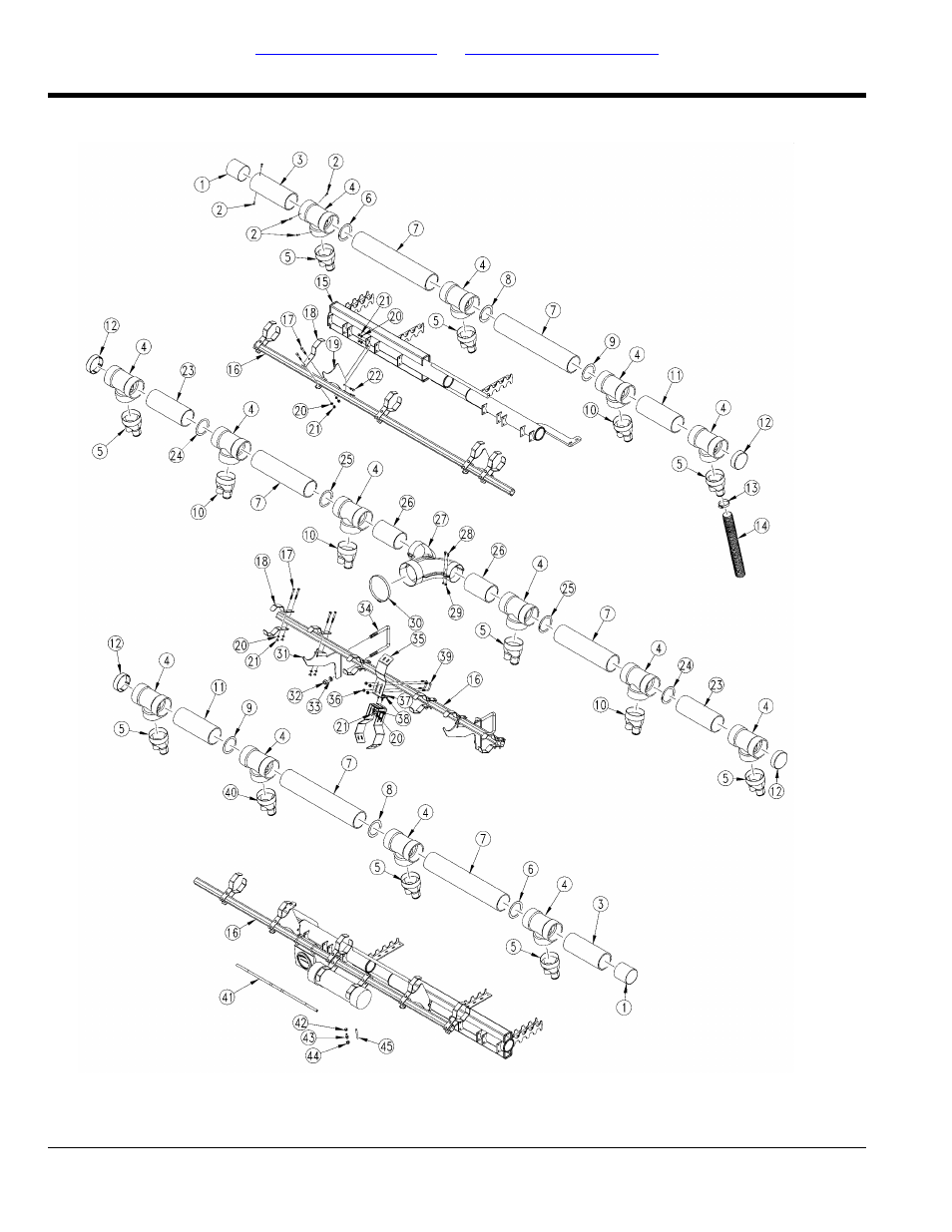 Air delivery 23 row 15" spacing | Great Plains YP3025A Parts Manual User Manual | Page 50 / 230