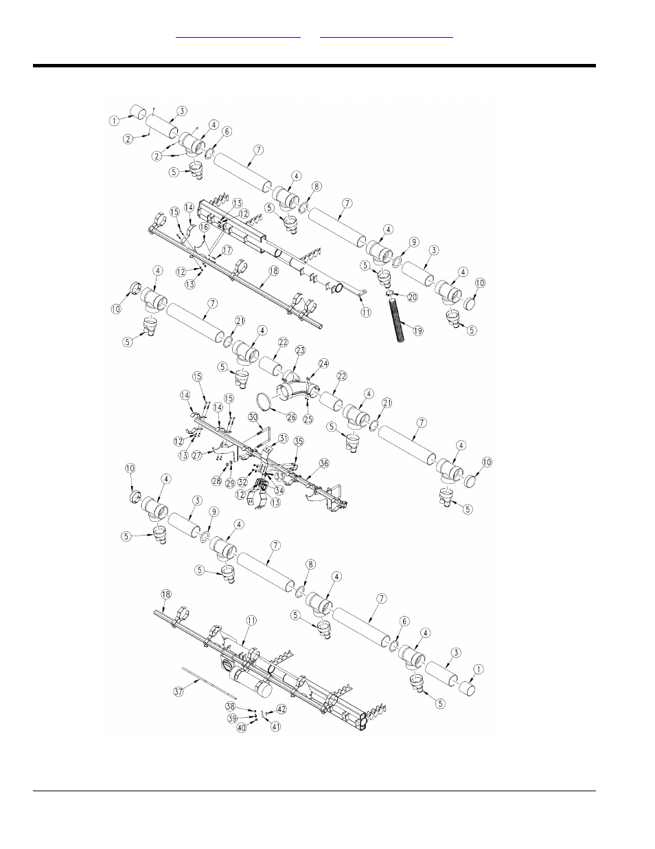 Air delivery 30" spacing | Great Plains YP3025A Parts Manual User Manual | Page 54 / 230