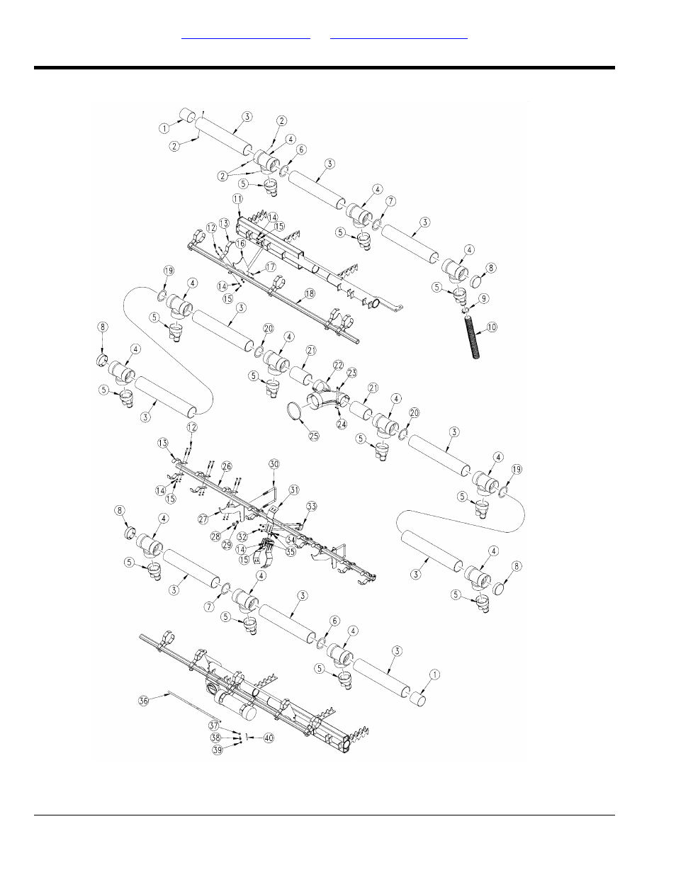 Air delivery 70cm spacing twin row | Great Plains YP3025A Parts Manual User Manual | Page 60 / 230