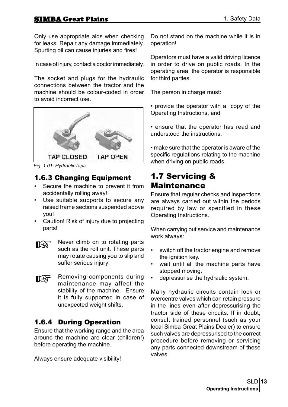 7 servicing & maintenance | Great Plains P18432E Operator Manual User Manual | Page 13 / 178