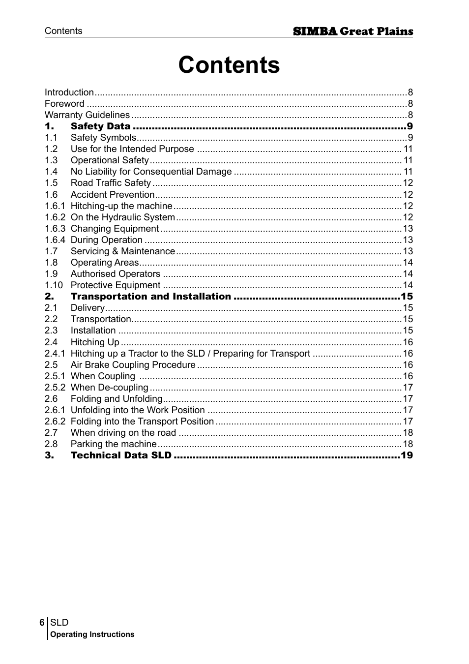 Great Plains P18432E Operator Manual User Manual | Page 6 / 178