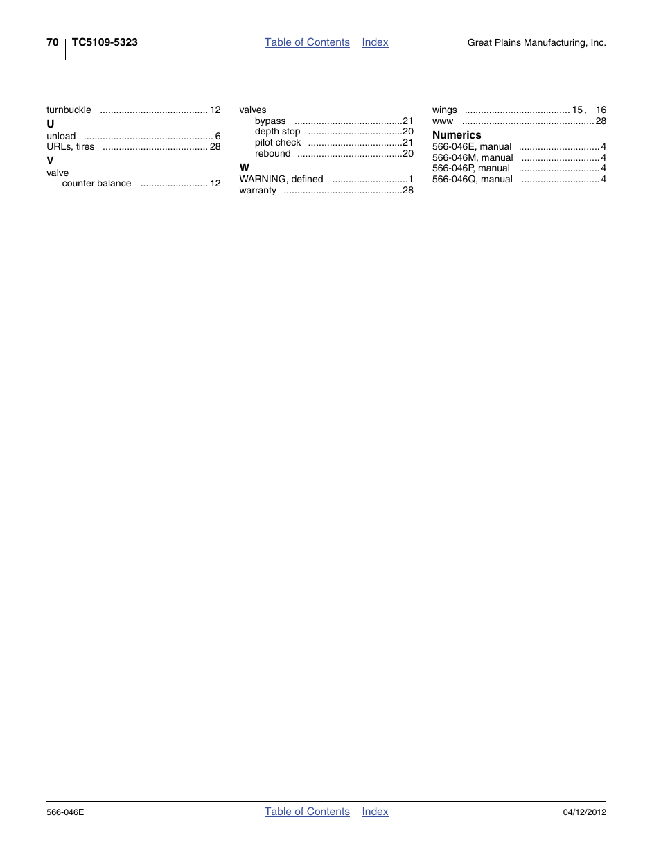 Great Plains TC5319 Assembly Manual User Manual | Page 72 / 74