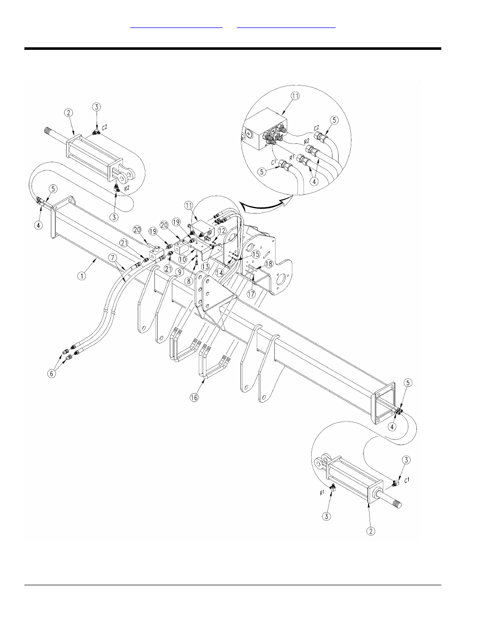 Marker hydraulics | Great Plains YP825A3P Parts Manual User Manual | Page 116 / 144