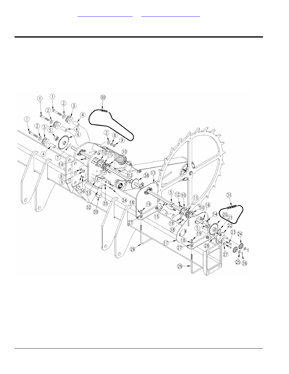 Drive, Contact drive (yp3p425a s/n b1004m-) (yp3p625a s/n, B1006p-) (yp3p825a s/n b1007r-) | Great Plains YP825A3P Parts Manual User Manual | Page 32 / 144