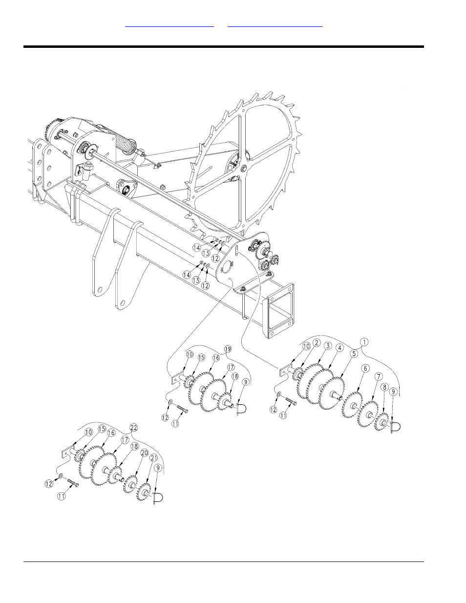 Sprocket storage | Great Plains YP825A3P Parts Manual User Manual | Page 44 / 144
