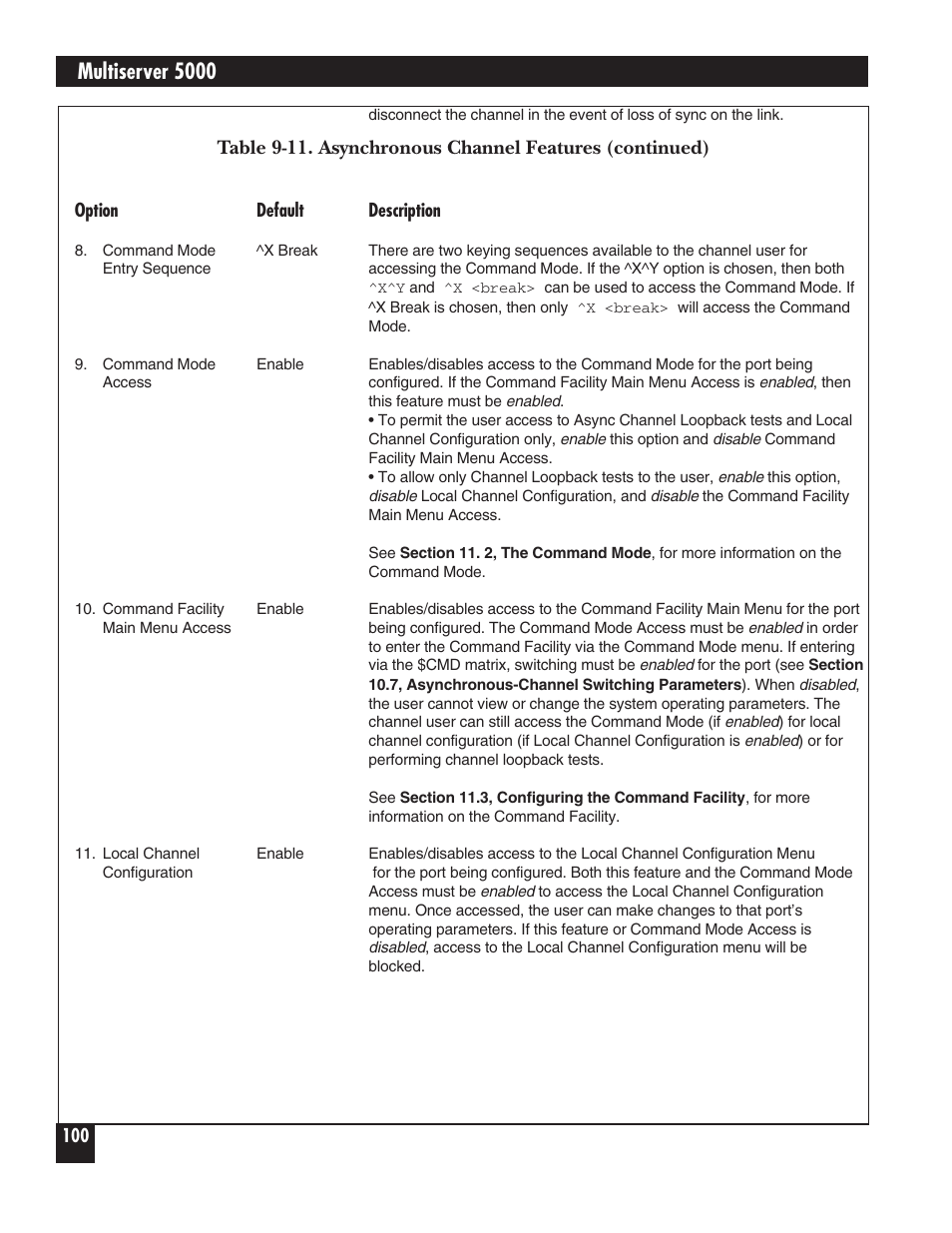 Multiserver 5000 | Black Box 5000 User Manual | Page 102 / 268