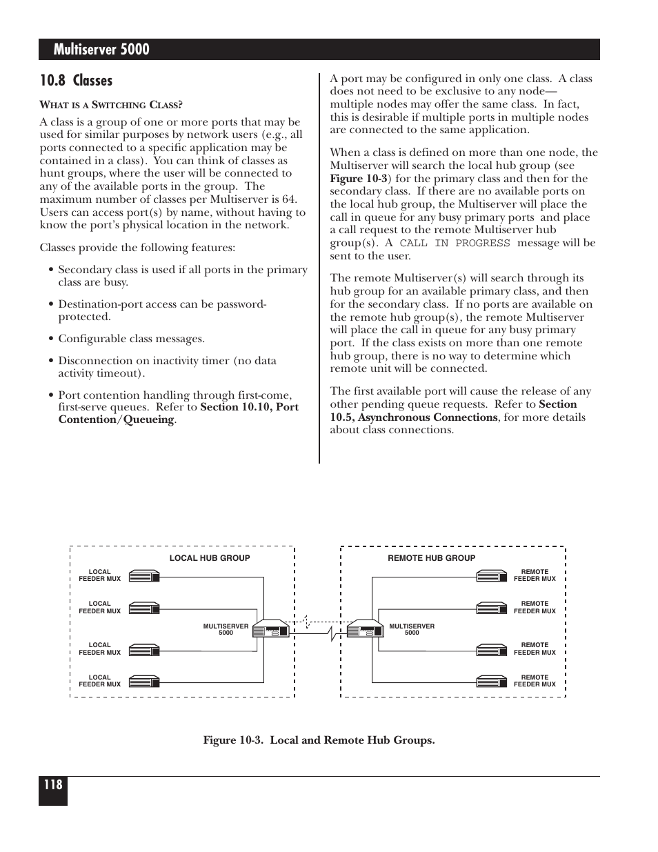Multiserver 5000, 8 classes | Black Box 5000 User Manual | Page 120 / 268