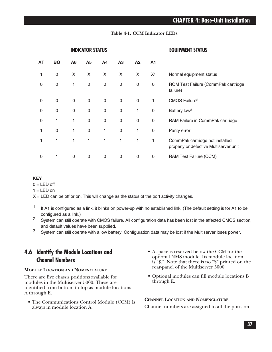 Chapter 4: base-unit installation | Black Box 5000 User Manual | Page 39 / 268
