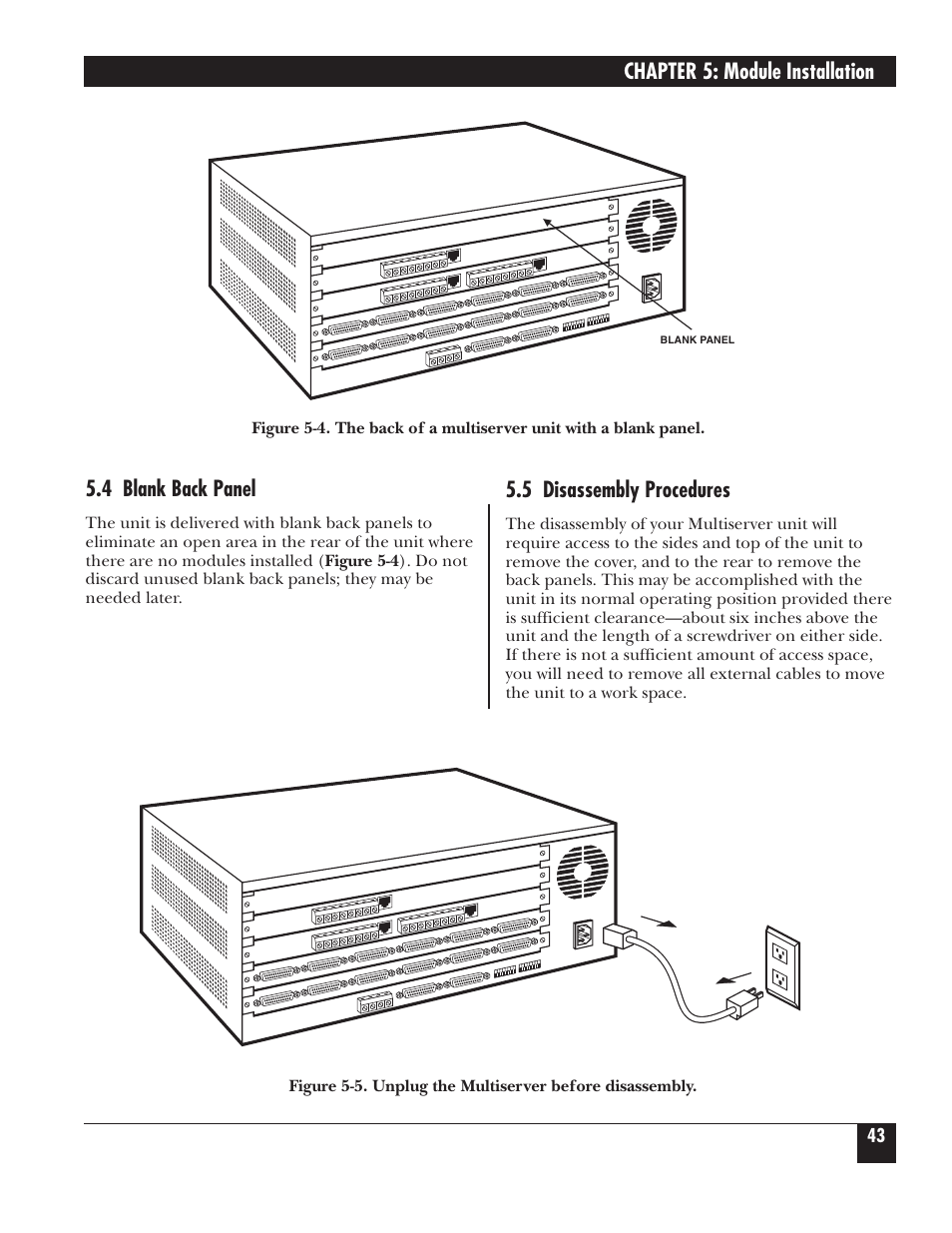 Black Box 5000 User Manual | Page 45 / 268