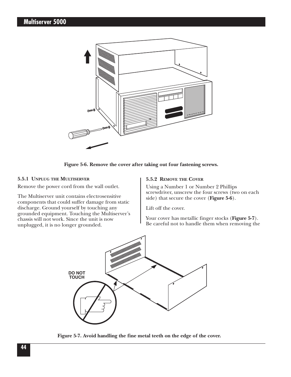 Multiserver 5000 | Black Box 5000 User Manual | Page 46 / 268