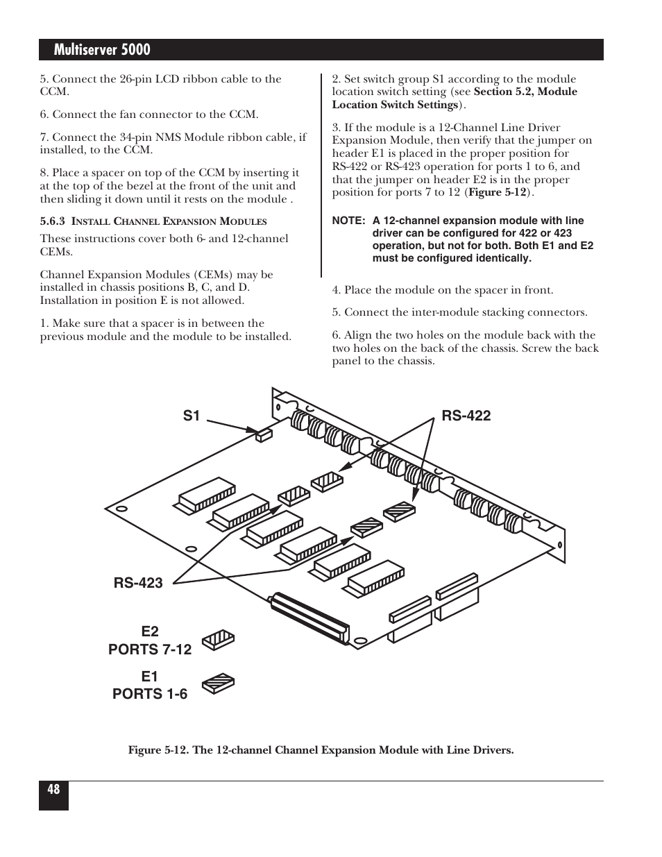 Multiserver 5000 | Black Box 5000 User Manual | Page 50 / 268