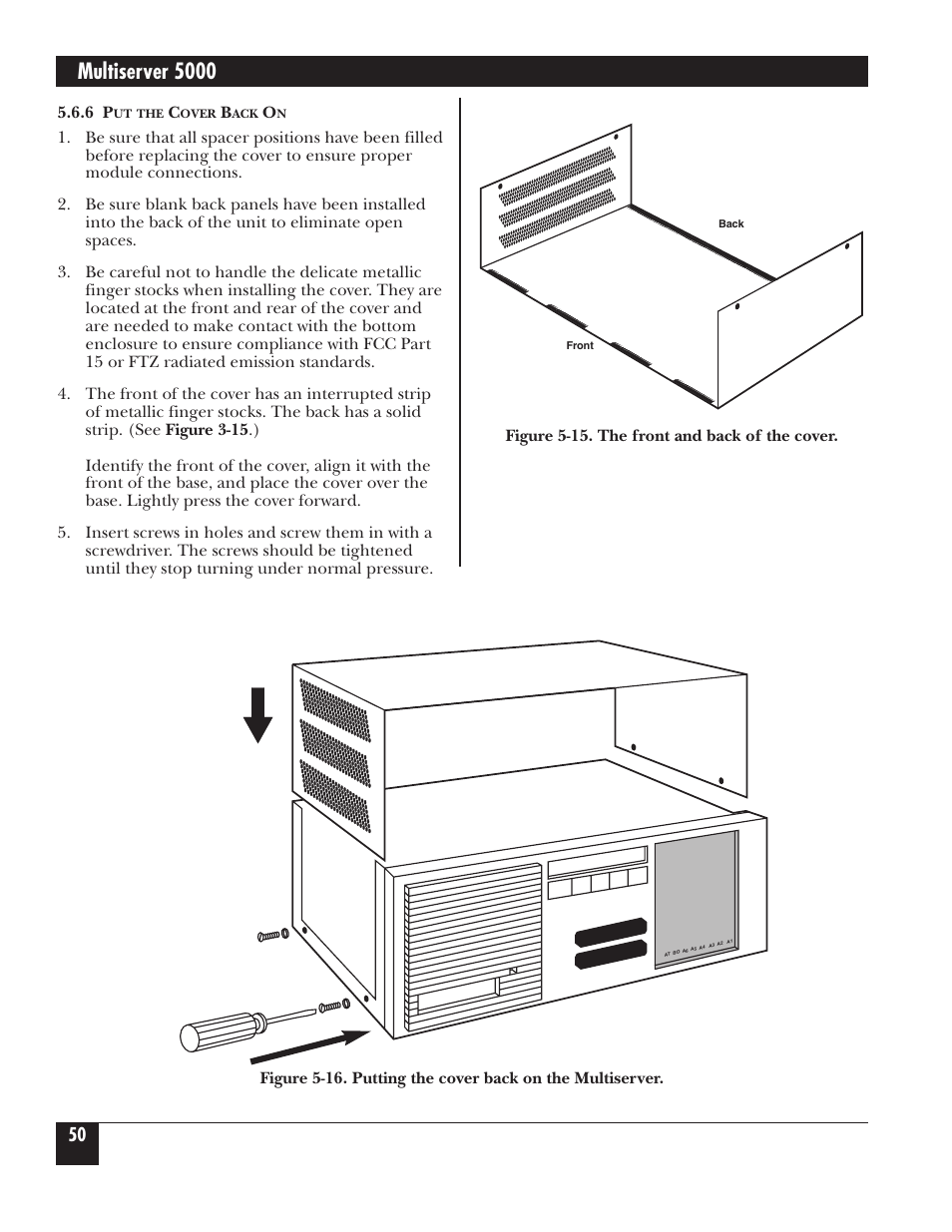 Multiserver 5000 | Black Box 5000 User Manual | Page 52 / 268