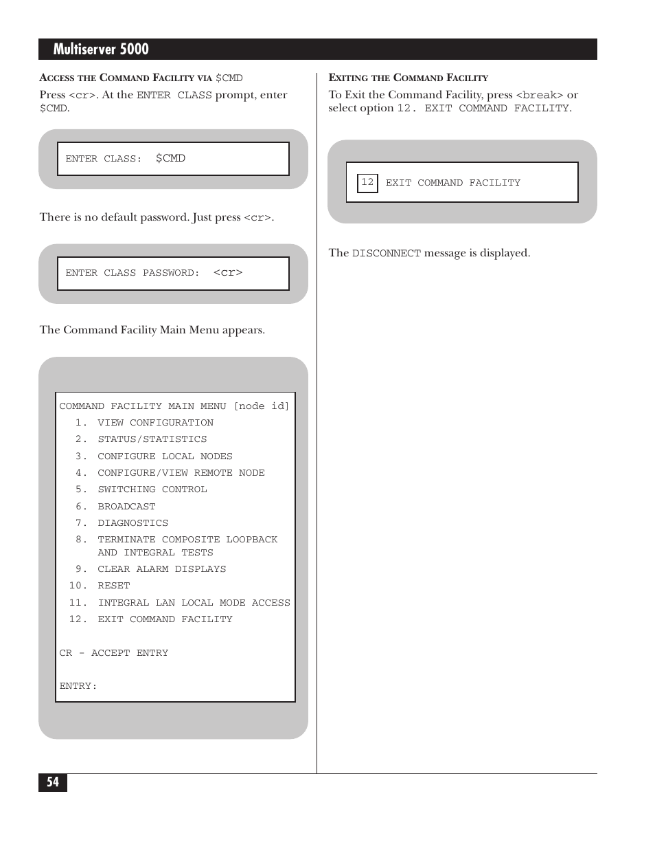 Multiserver 5000 | Black Box 5000 User Manual | Page 56 / 268