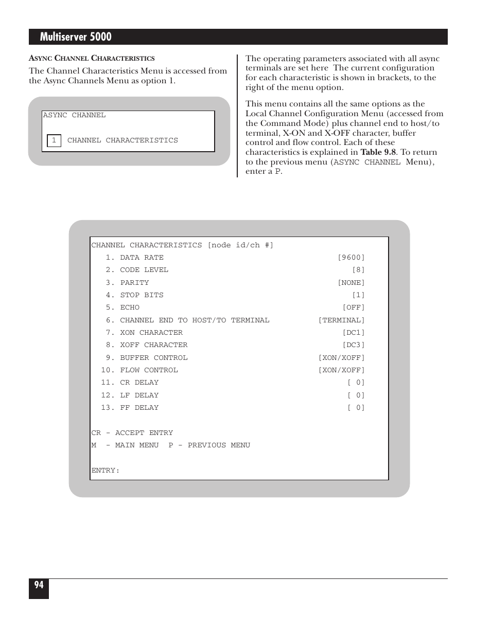 Multiserver 5000 | Black Box 5000 User Manual | Page 96 / 268