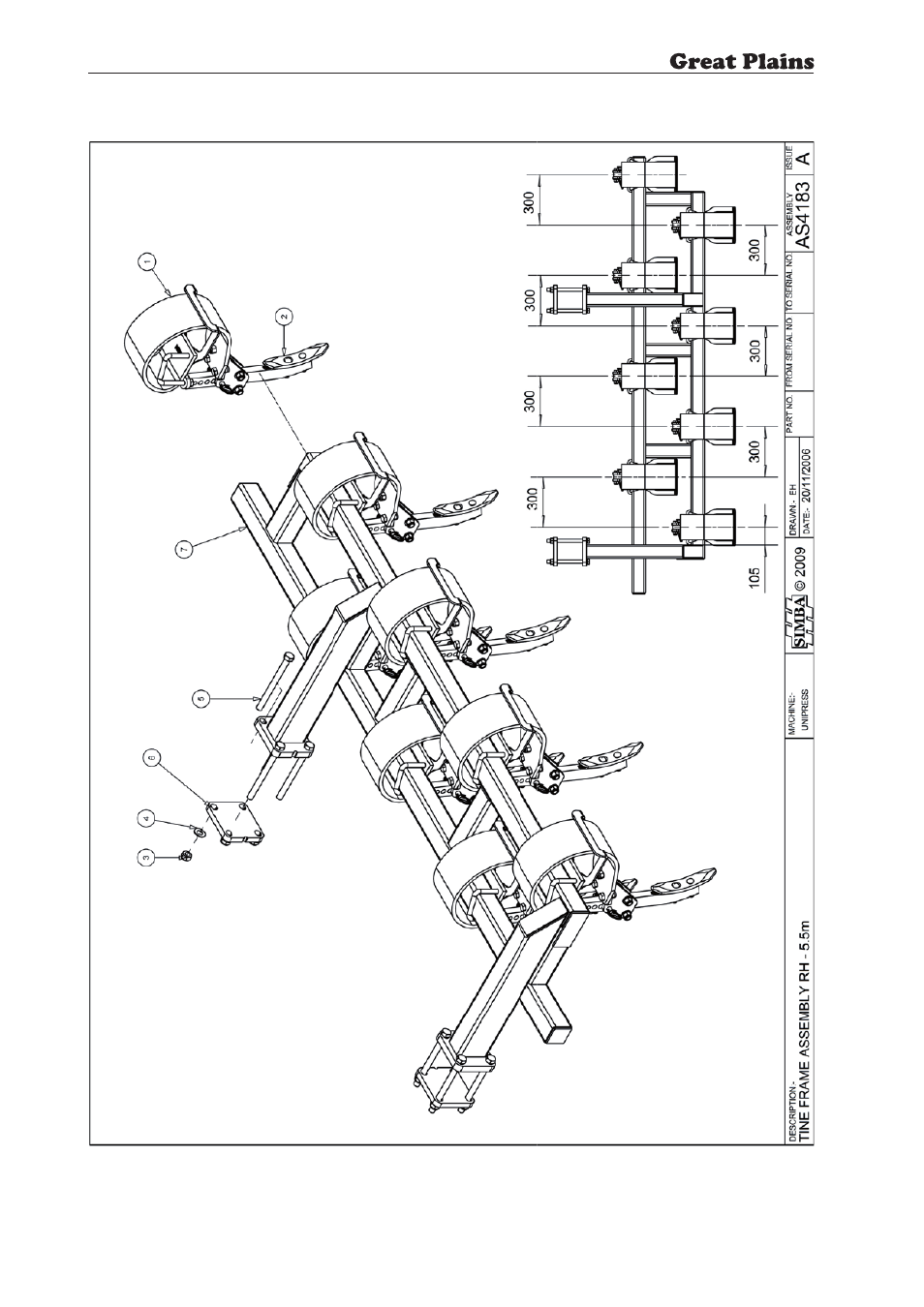 Great Plains Simba UniPress Parts Manual User Manual | Page 60 / 166