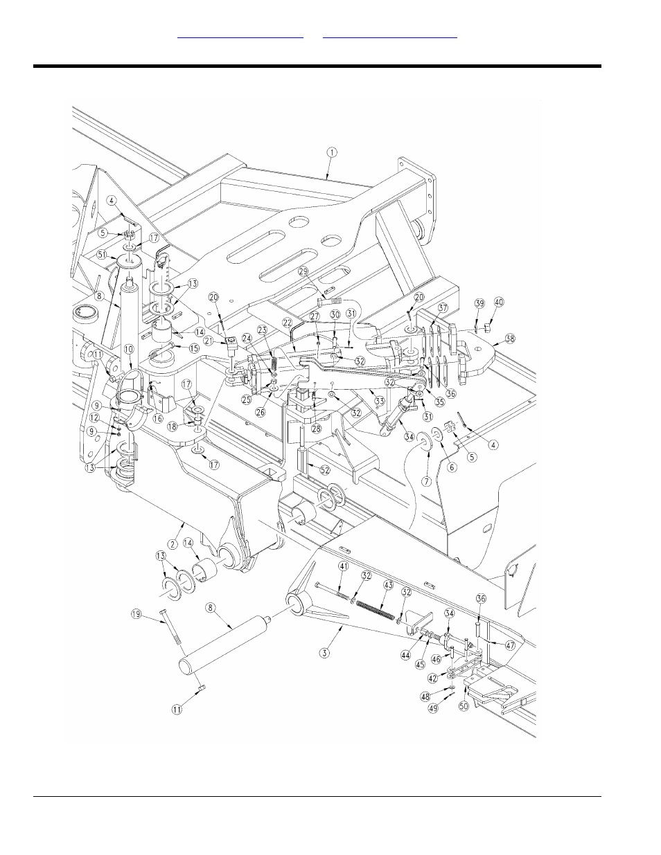 Wing to center frame | Great Plains 3S-4010HDF Parts Manual User Manual | Page 10 / 154