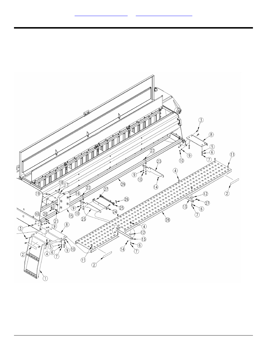 Walkboard, Table of contents part number index walkboard | Great Plains 3S-4010HDF Parts Manual User Manual | Page 34 / 154