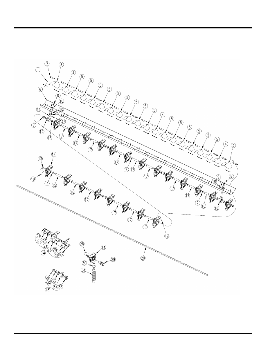 Feeder cup trays, 5" lh feeder cup spacing | Great Plains 3S-4010HDF Parts Manual User Manual | Page 42 / 154