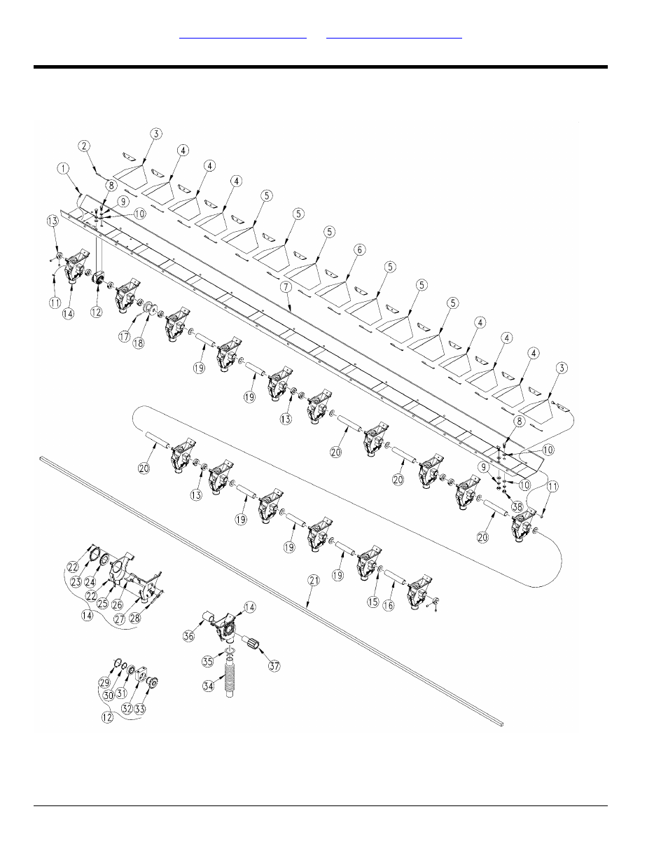 10" rh feeder cup spacing | Great Plains 3S-4010HDF Parts Manual User Manual | Page 50 / 154