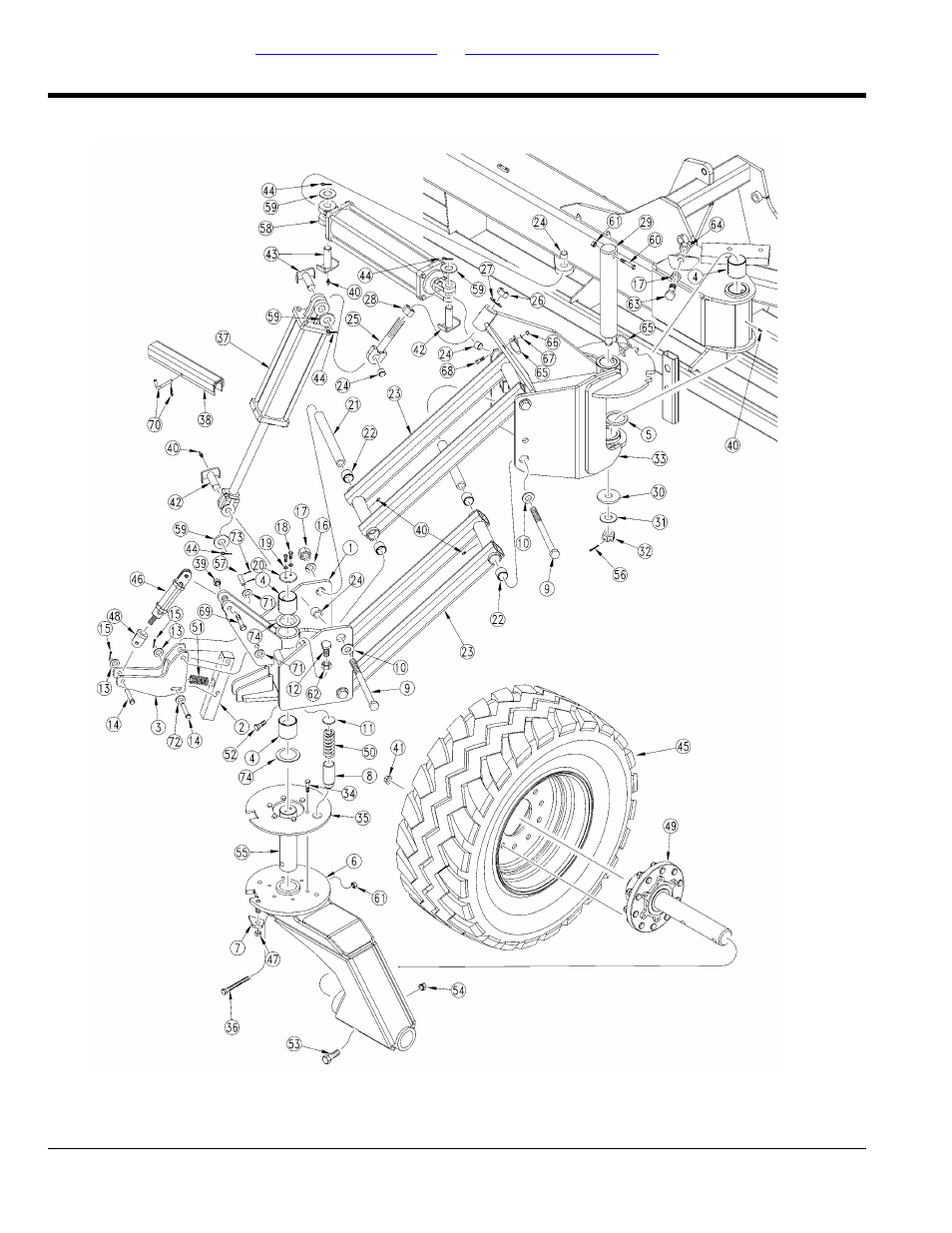 Guage wheel, Table of contents part number index guage wheel | Great Plains 3S-4010HDF Parts Manual User Manual | Page 62 / 154