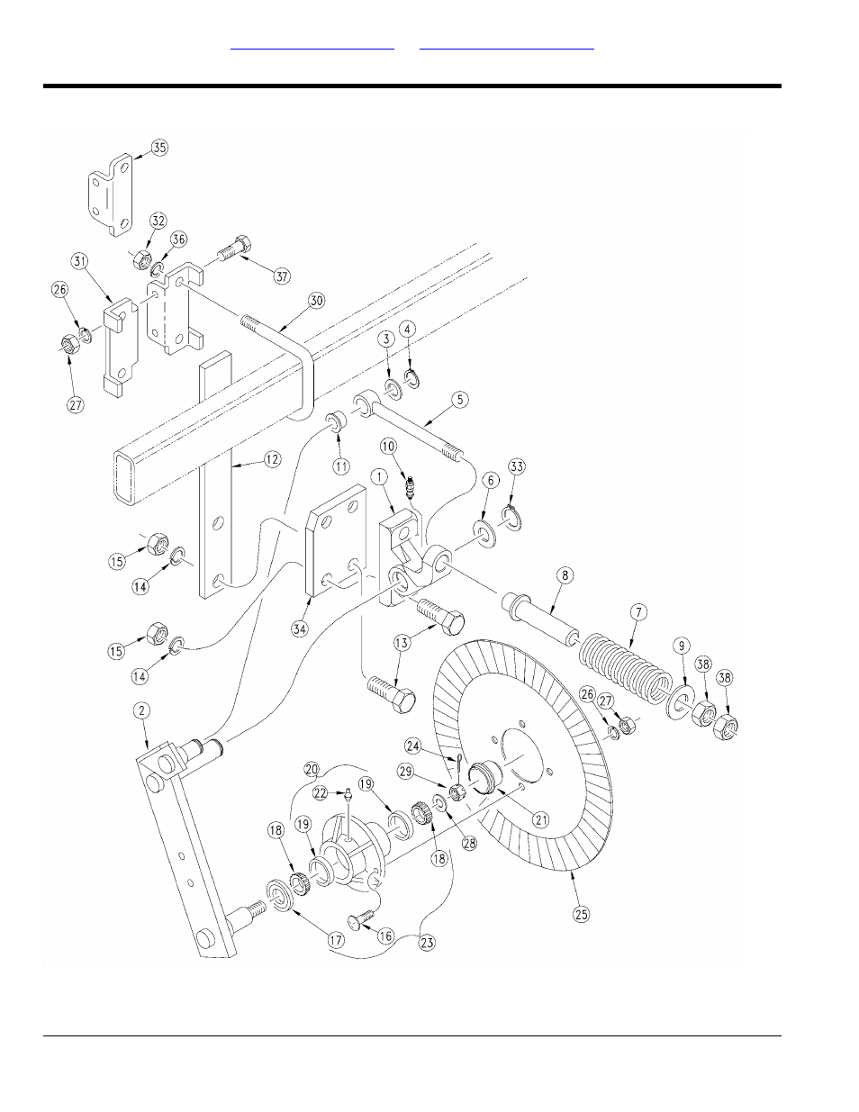 Coulter, Table of contents part number index coulter | Great Plains 3S-4010HDF Parts Manual User Manual | Page 98 / 154