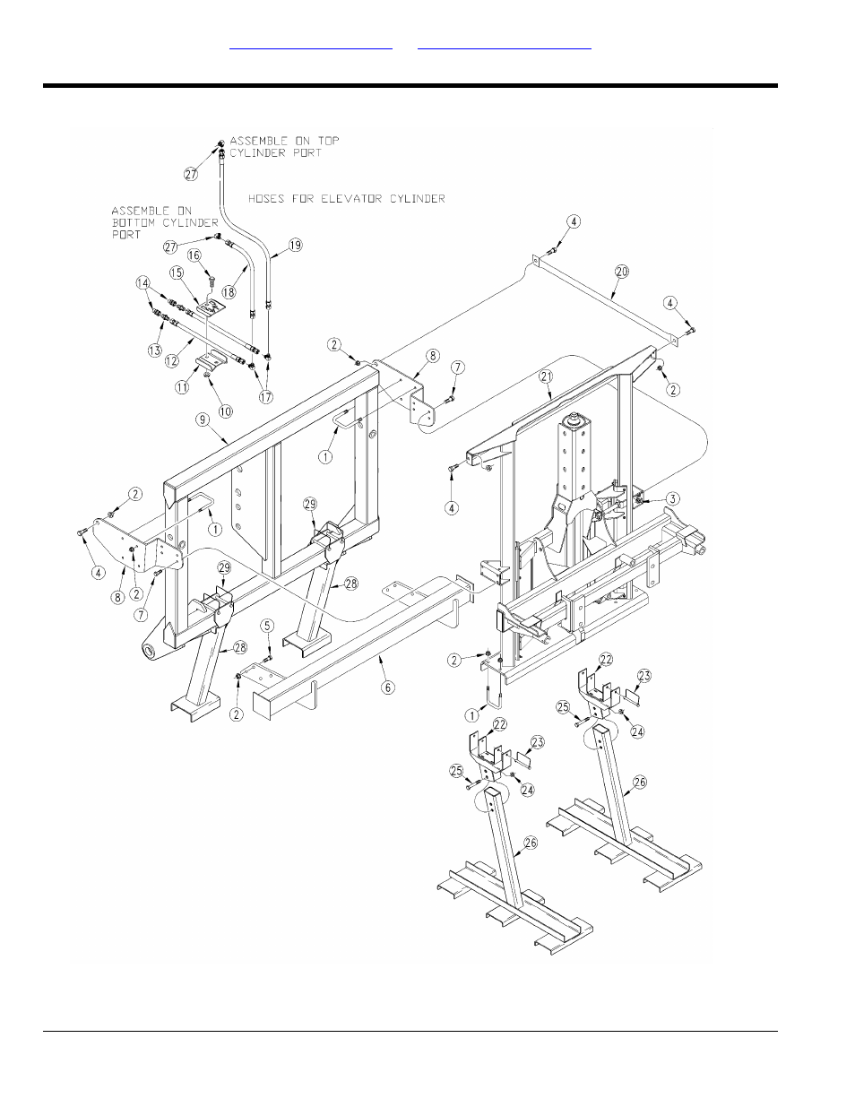 Point elevator assembly (s/n 4300-) | Great Plains CF600 Parts Manual User Manual | Page 24 / 74