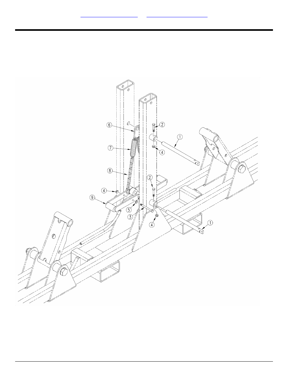 Swing lock assembly | Great Plains CF600 Parts Manual User Manual | Page 38 / 74