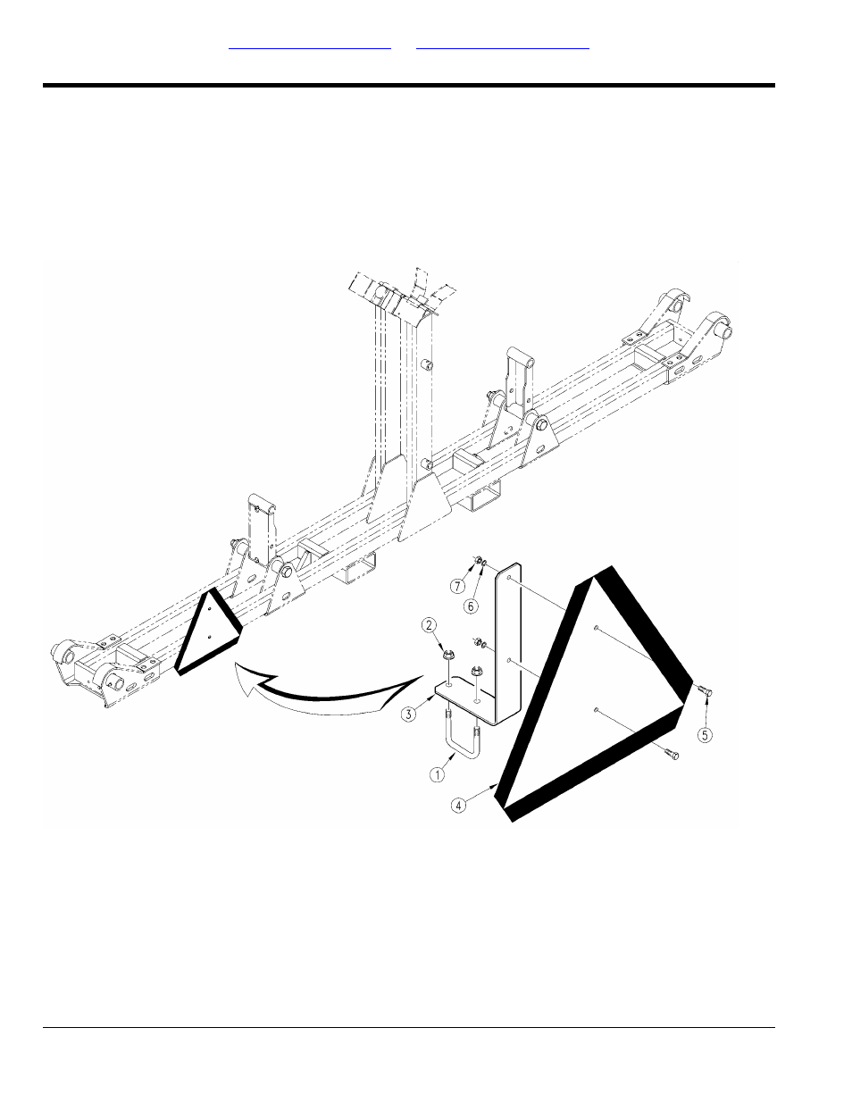 Slow moving vehicle mounting assembly | Great Plains CF600 Parts Manual User Manual | Page 44 / 74