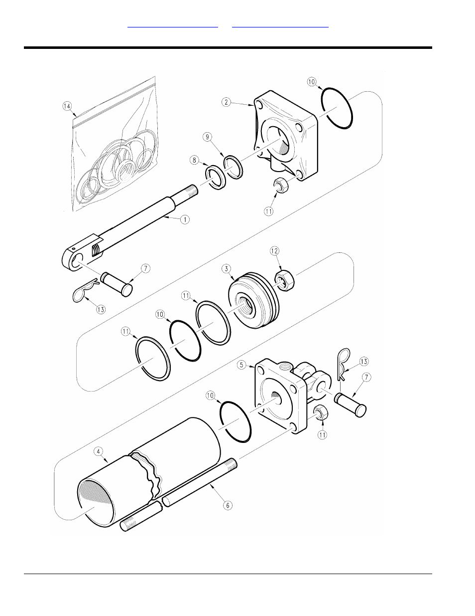 Cylinders, Boom fold hydraulic cylinder (810-369c) | Great Plains CF600 Parts Manual User Manual | Page 56 / 74