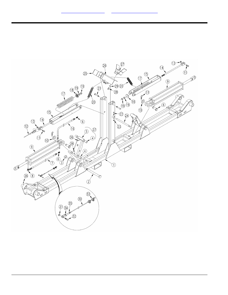 Booms, Center frame assembly, Selected models | Great Plains CF600 Parts Manual User Manual | Page 6 / 74