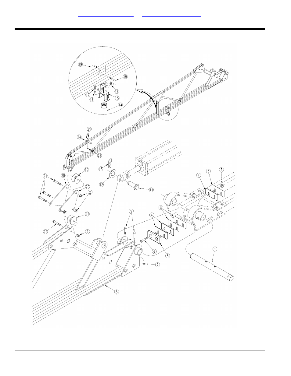 Inner arm boom assembly | Great Plains CF600 Parts Manual User Manual | Page 8 / 74