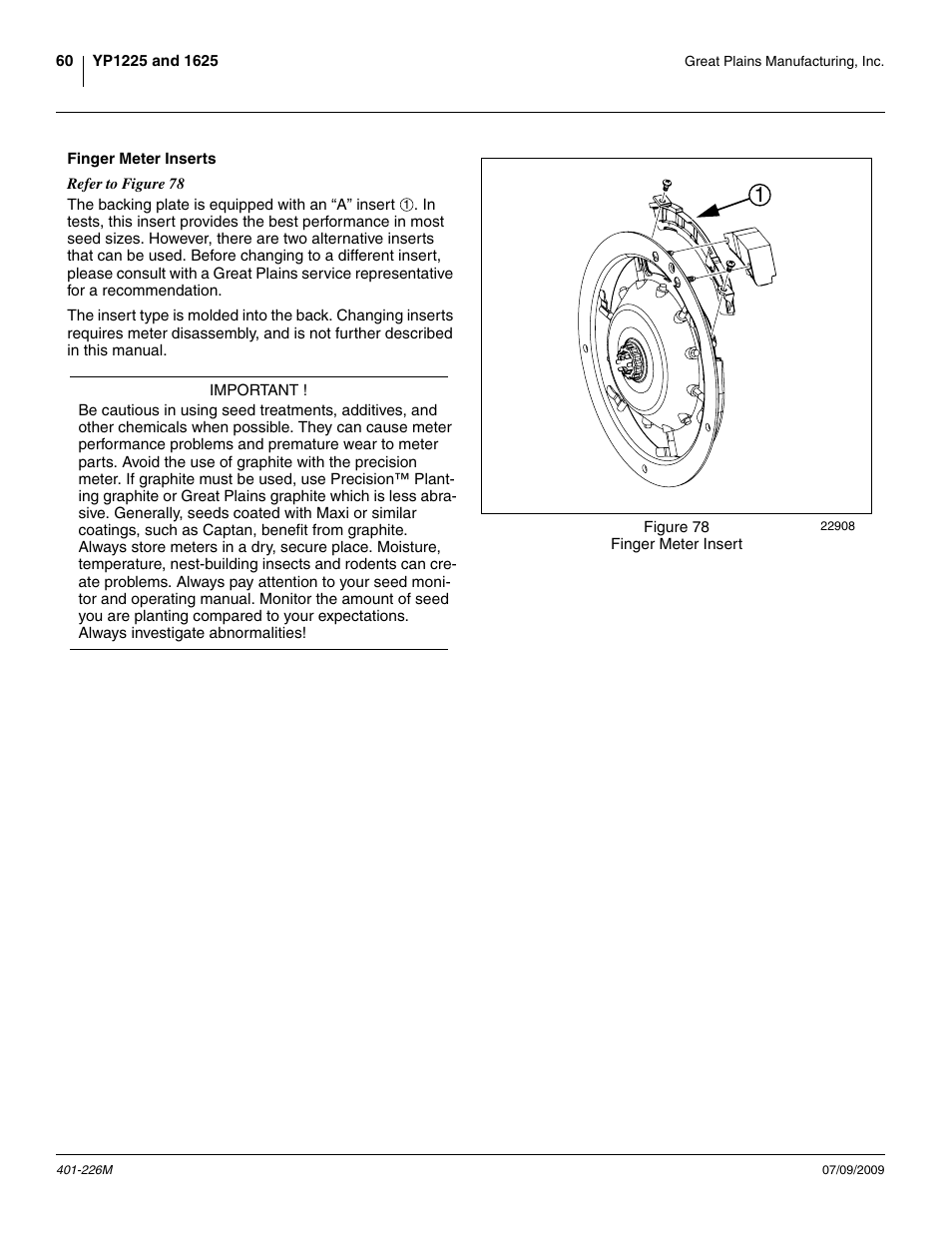 Finger meter inserts | Great Plains YP1625 Operator Manual User Manual | Page 64 / 134