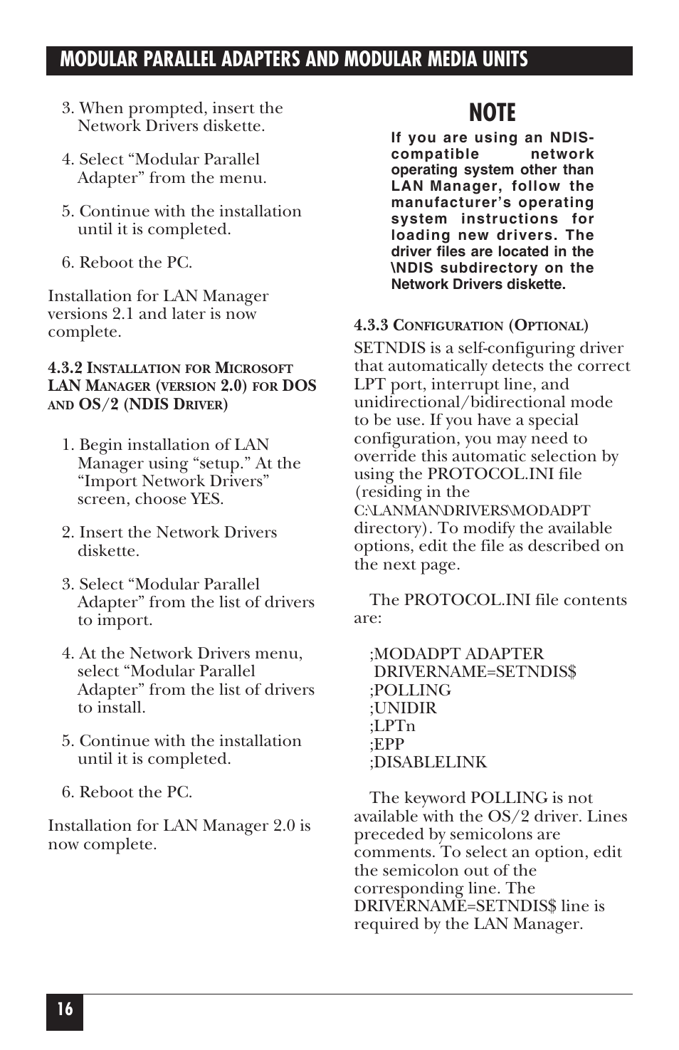 Modular parallel adapters and modular media units | Black Box LE073AE-R2 User Manual | Page 17 / 26