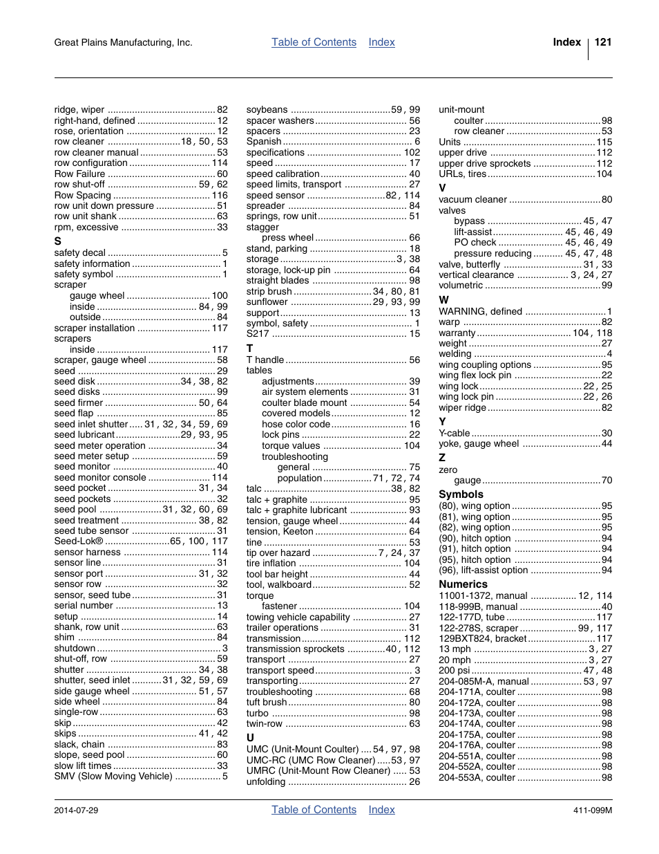 Great Plains 3P4025AH Operator Manual User Manual | Page 129 / 132