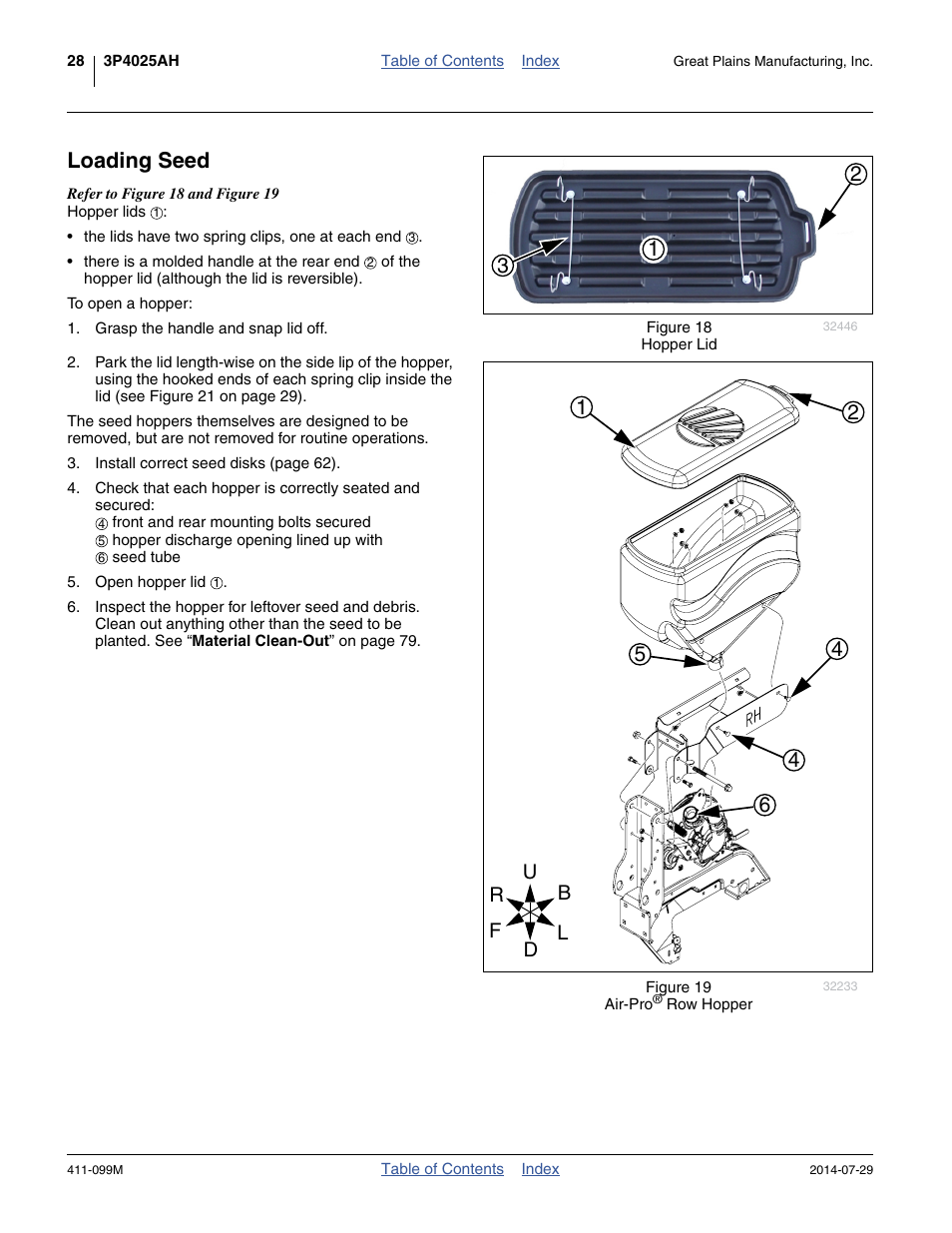 Loading seed | Great Plains 3P4025AH Operator Manual User Manual | Page 32 / 132