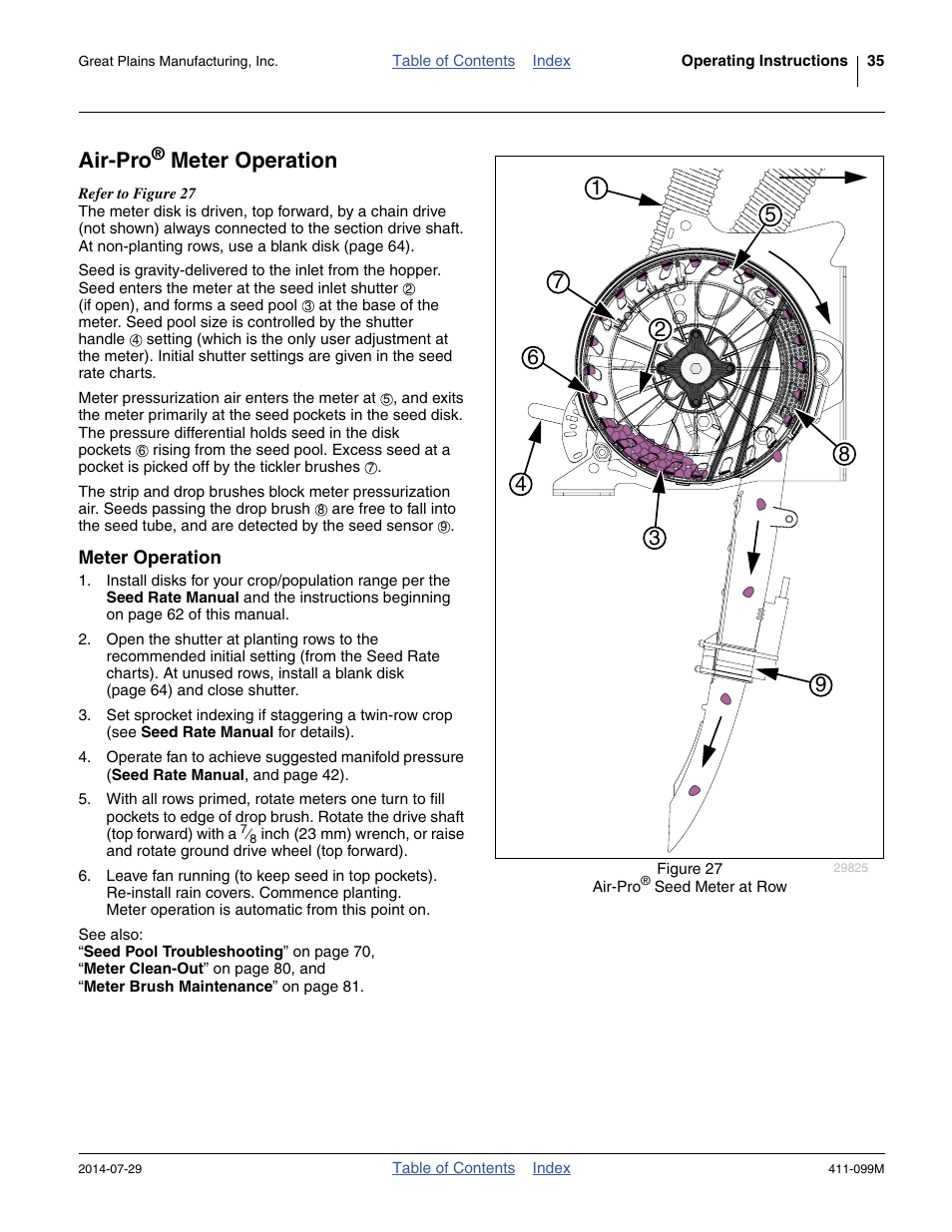 Air-pro® meter operation, Meter operation, Air-pro | Great Plains 3P4025AH Operator Manual User Manual | Page 39 / 132