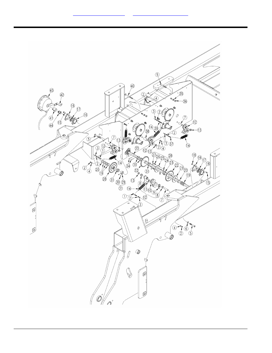 Meter drive, Table of contents part number index meter drive | Great Plains NTA3007 Parts Manua User Manual | Page 48 / 164