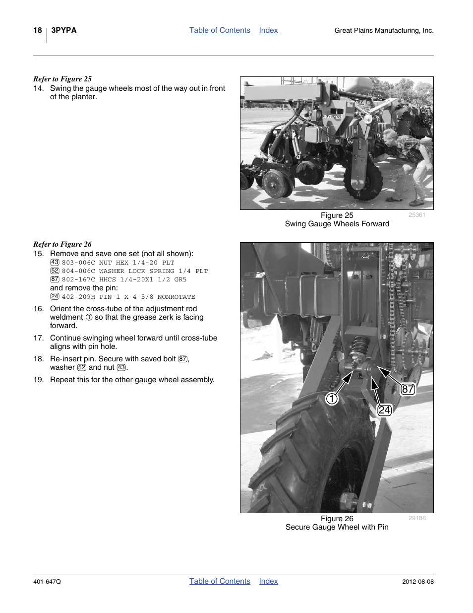 Great Plains 3PYPA Predelivery Manual User Manual | Page 22 / 88